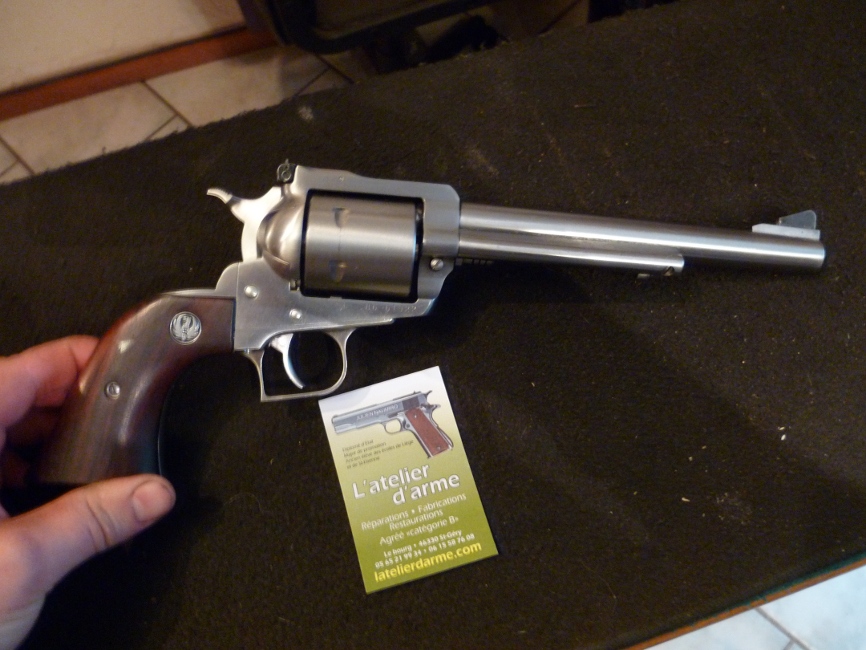 Revolver RUGER inox calibre 44 mag
