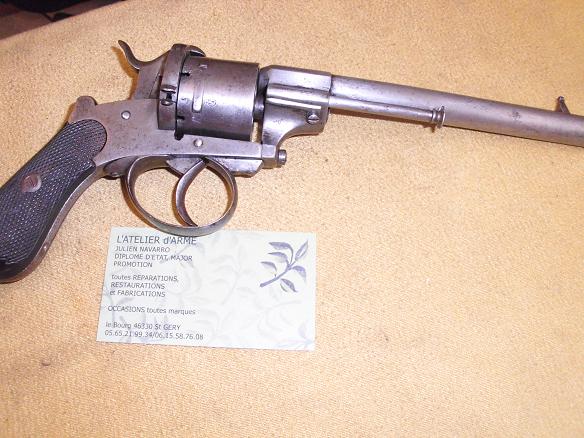 Revolver  broche cal 9 mm
