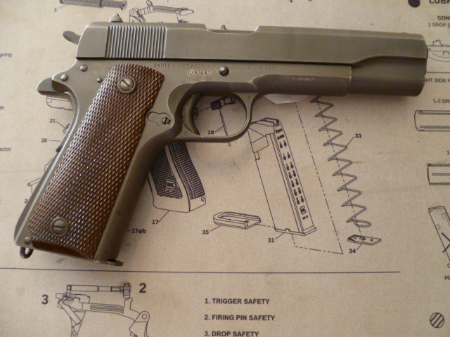 Colt M1911 A1 seconde guerre mondiale